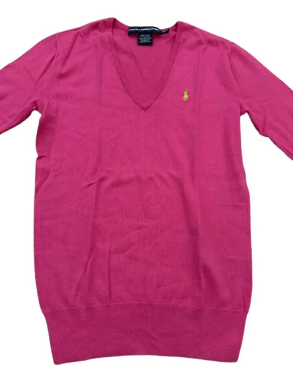 Ralph Lauren Sport Women's V-Neck Sweaters in Purple AND Pink size XS/TP - Picture 4 of 5